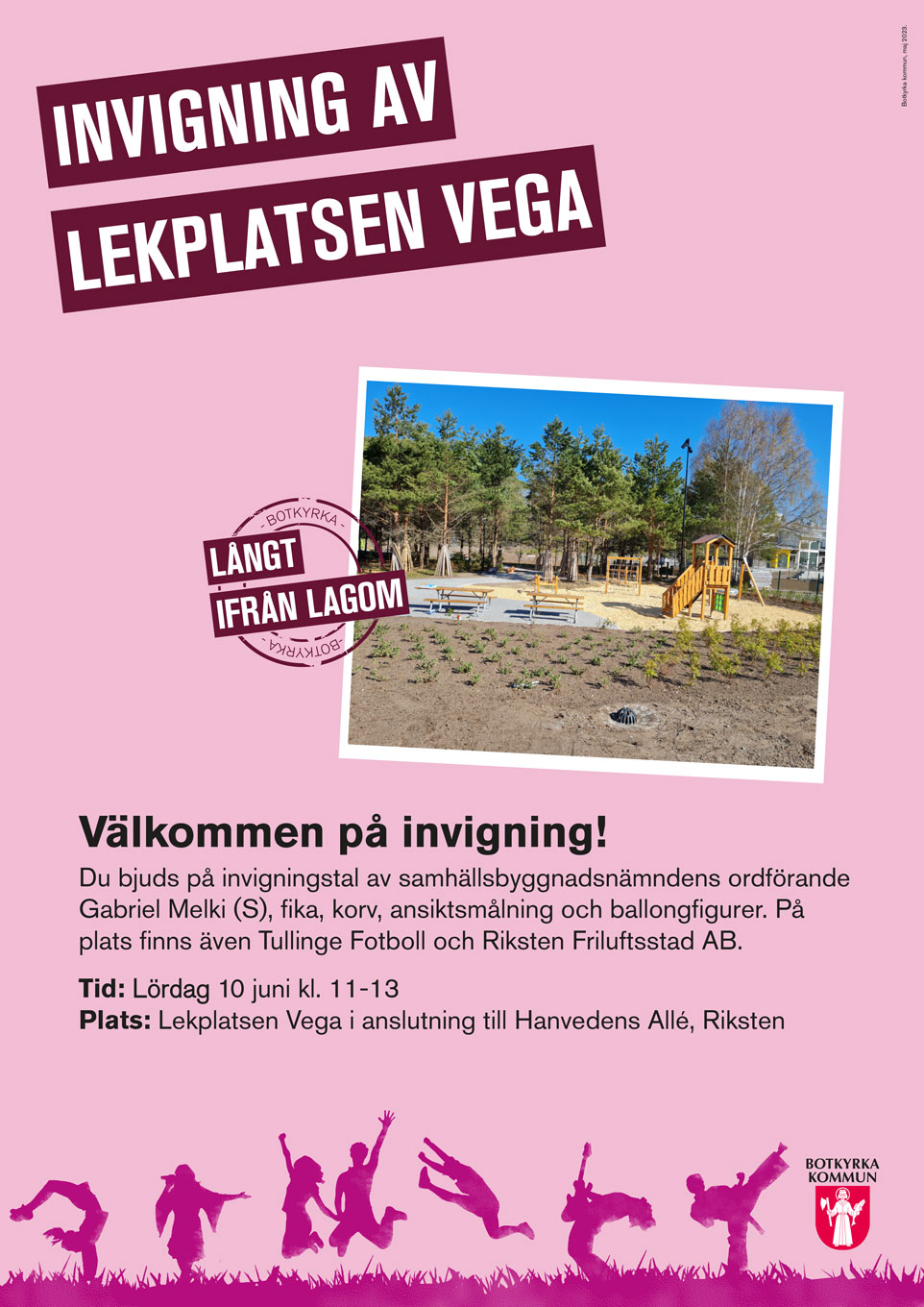 Invigning av lekplatsen vega